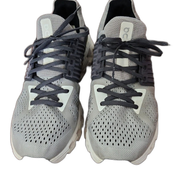 On Cloud Men's Cloudswift Running Sneakers, Gray/Dark Gray, Size 10.5 - Picture 9 of 12